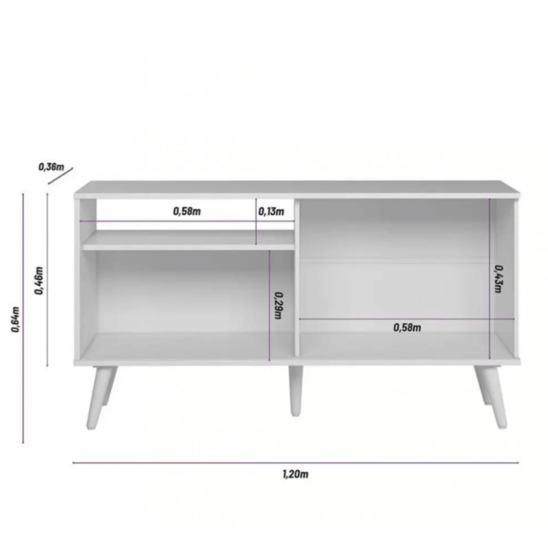 Ruby TV Rack - Modern and Compact TV Rack Design