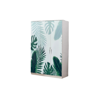 Forest 3-Door Metal Wardrobe, showcasing its spacious design and durable metal construction, perfect for organizing clothes and accessories.