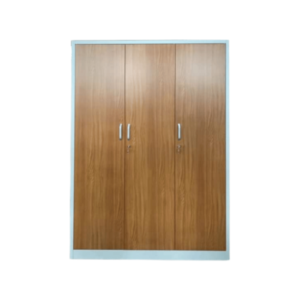 Brent 3 Door Metal Wardrobe - Stylish and Spacious Wardrobe Design