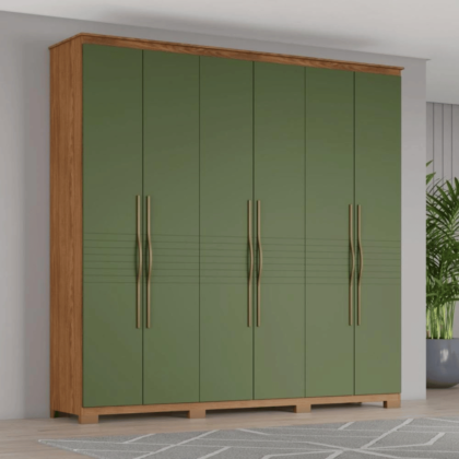 Ruthy 6 Door Wardrobe - Spacious and Elegant Wardrobe Design