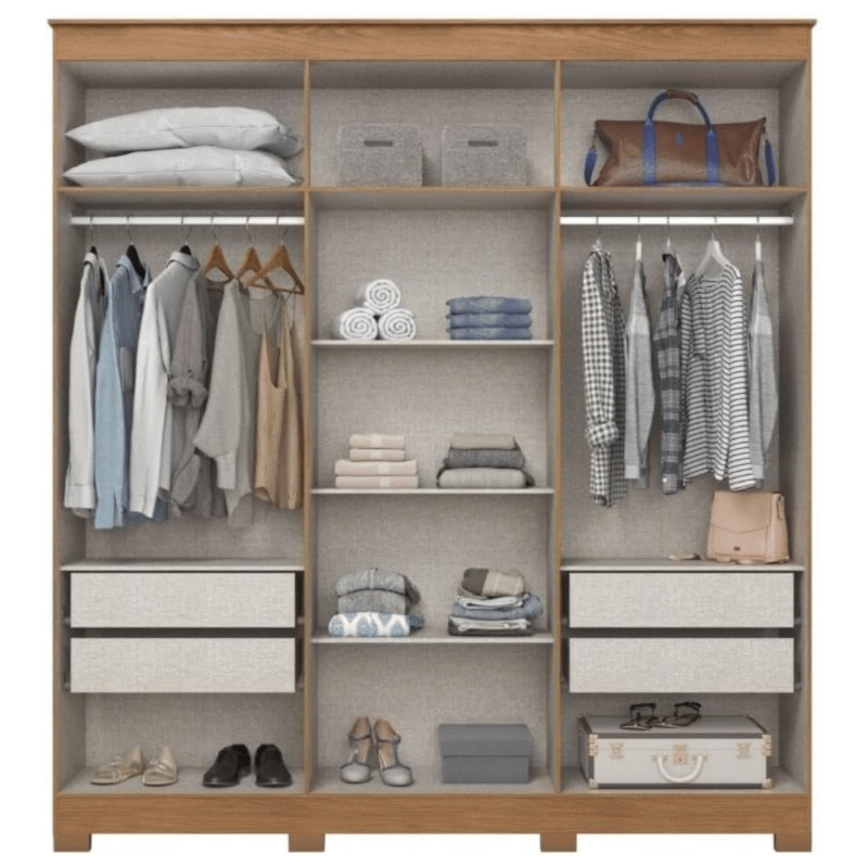 Ruthy 6 Door Wardrobe - Spacious and Elegant Wardrobe Design