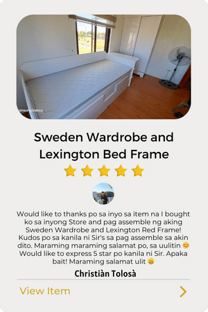 Sweden Wardrobe and Lexington Bed Frame